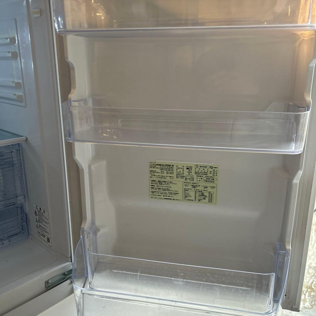 ☆美品☆SHARP 冷蔵庫 SJ-PD28F-W 280L 2020年製