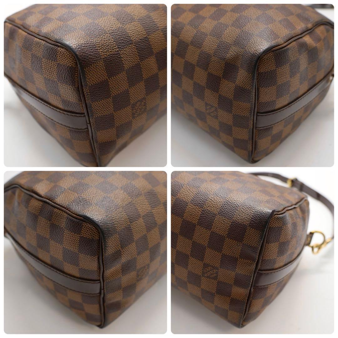 【美品】ヴィトン　スピーディ・バンドリ―エール25 ダミエ　エベヌ　ハンドバッグ