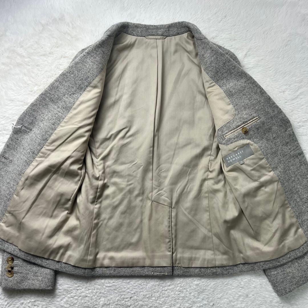 マーガレットハウエル　ツイードテーラードジャケット　I