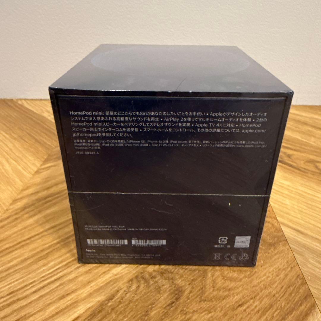 Apple Pod mini 新品未開封•MJ2C3J /ブルー