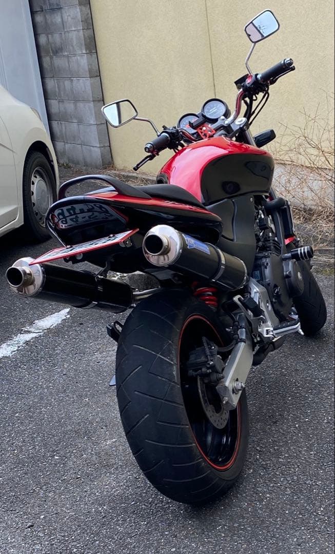 ホーネット250 TSR 2本出しマフラー