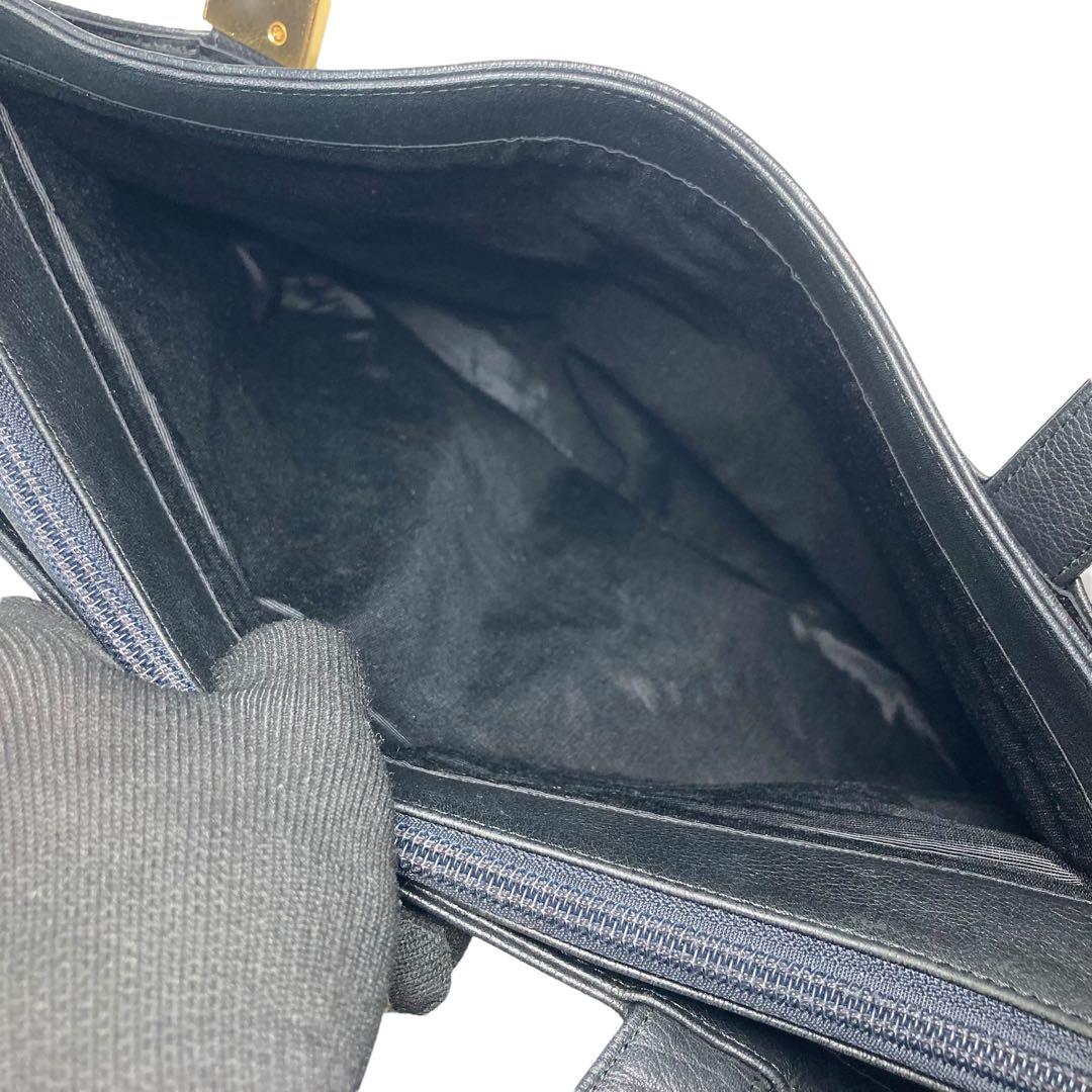 バーバリー　トートバッグ　レザー　ビジネス　肩掛け　A4　ブラック　ノバチェック