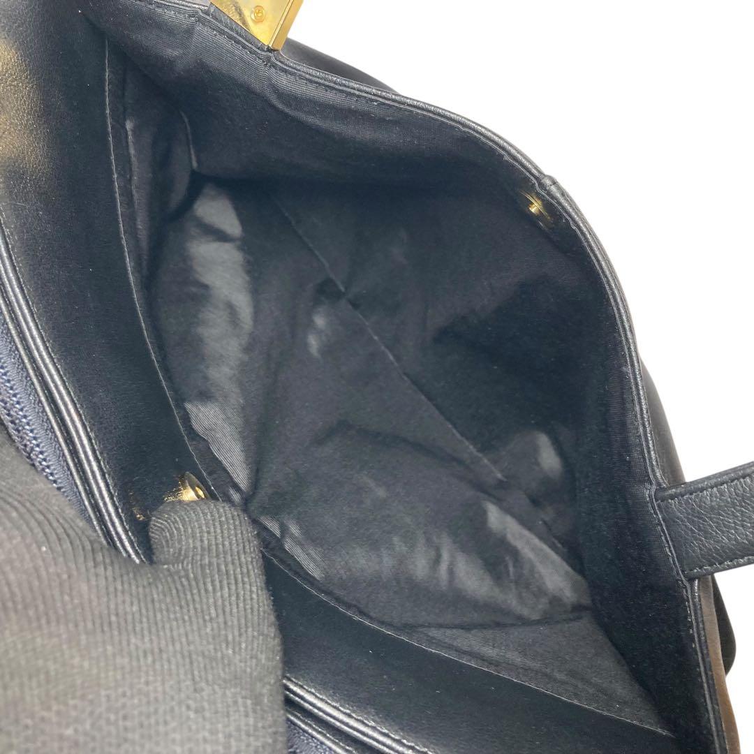 バーバリー　トートバッグ　レザー　ビジネス　肩掛け　A4　ブラック　ノバチェック