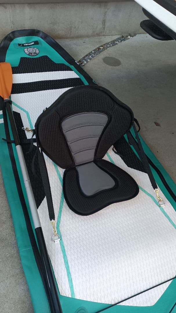 WOWSEA SUPボード 中古美品 シットオンシートとダブルパドルもセットで！