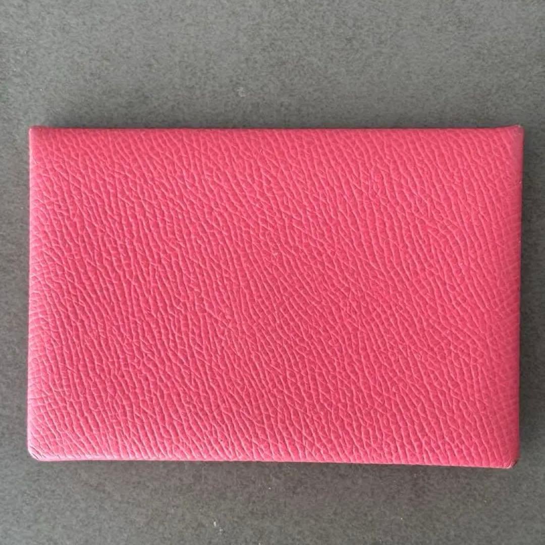 エルメス 名刺入れ カード入れ　カードケース　ピンク