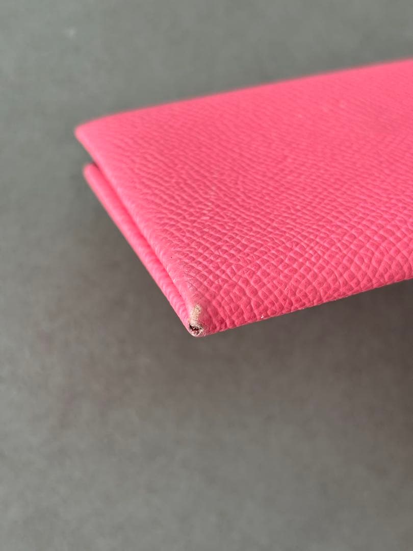 エルメス 名刺入れ カード入れ　カードケース　ピンク