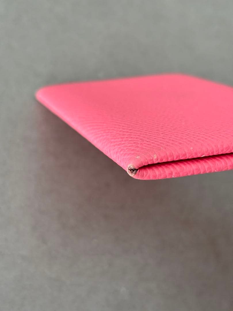 エルメス 名刺入れ カード入れ　カードケース　ピンク