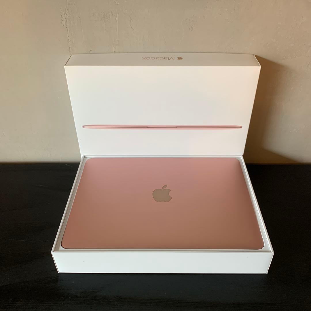 【超軽量】MacBook 2016 8G 256GB ローズゴールド12インチ
