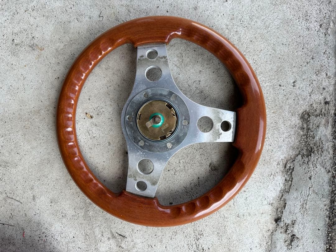 り*ゆ様 oba 28パイ　ステアリング　TRD ホーンボタン　当時物　旧車　街