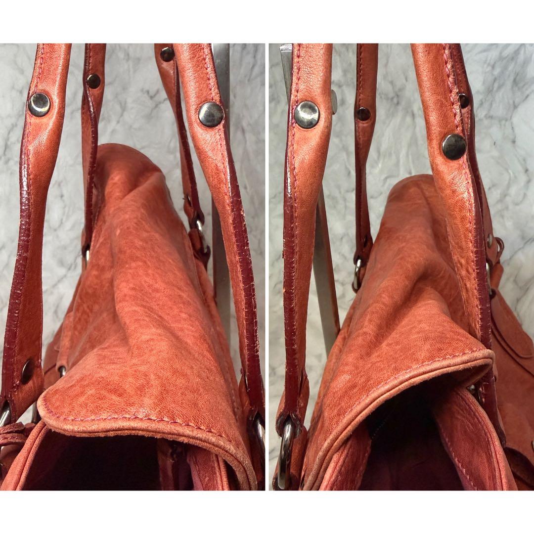 MIU MIU ミュウミュウ シープスキン レザー ブラウン バッグ フラップ付