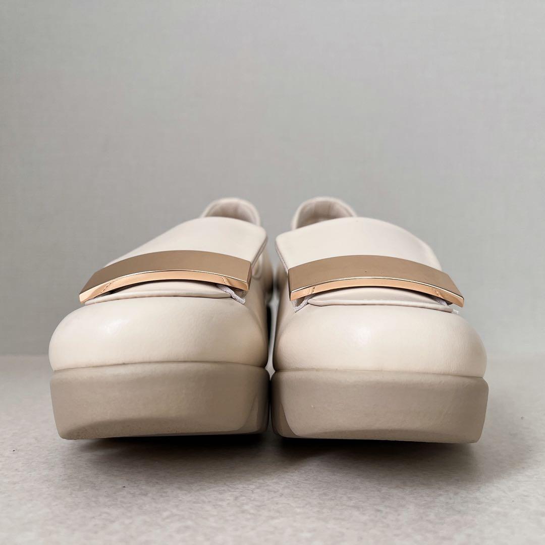 HILLS AVENUE ヒールローファー ウエーブソール 厚底 23cm