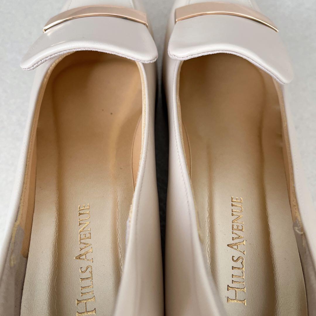 HILLS AVENUE ヒールローファー ウエーブソール 厚底 23cm