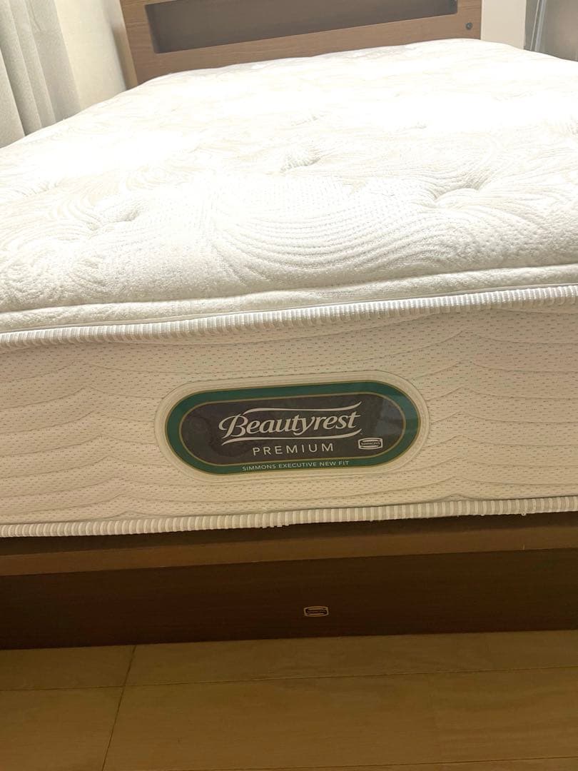 まー　シモンズ　エグゼクティブニューフィット　セミダブル　フレームセット