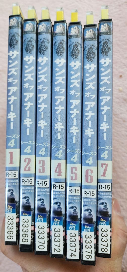 サンズオブアナーキー　DVD全巻セット