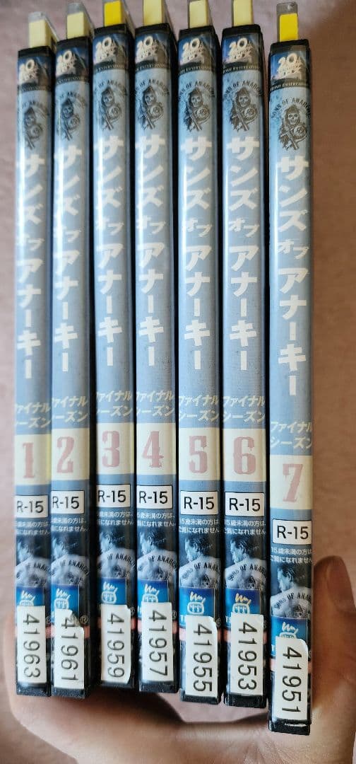 サンズオブアナーキー　DVD全巻セット