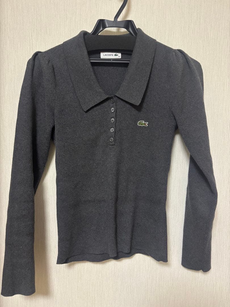 LACOSTE/ポロリブニット レディース スナイデル