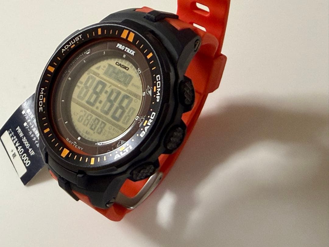 ★未使用・登山★お洒落　カシオ　プロトレック PRW-3000-4JFサーフィン