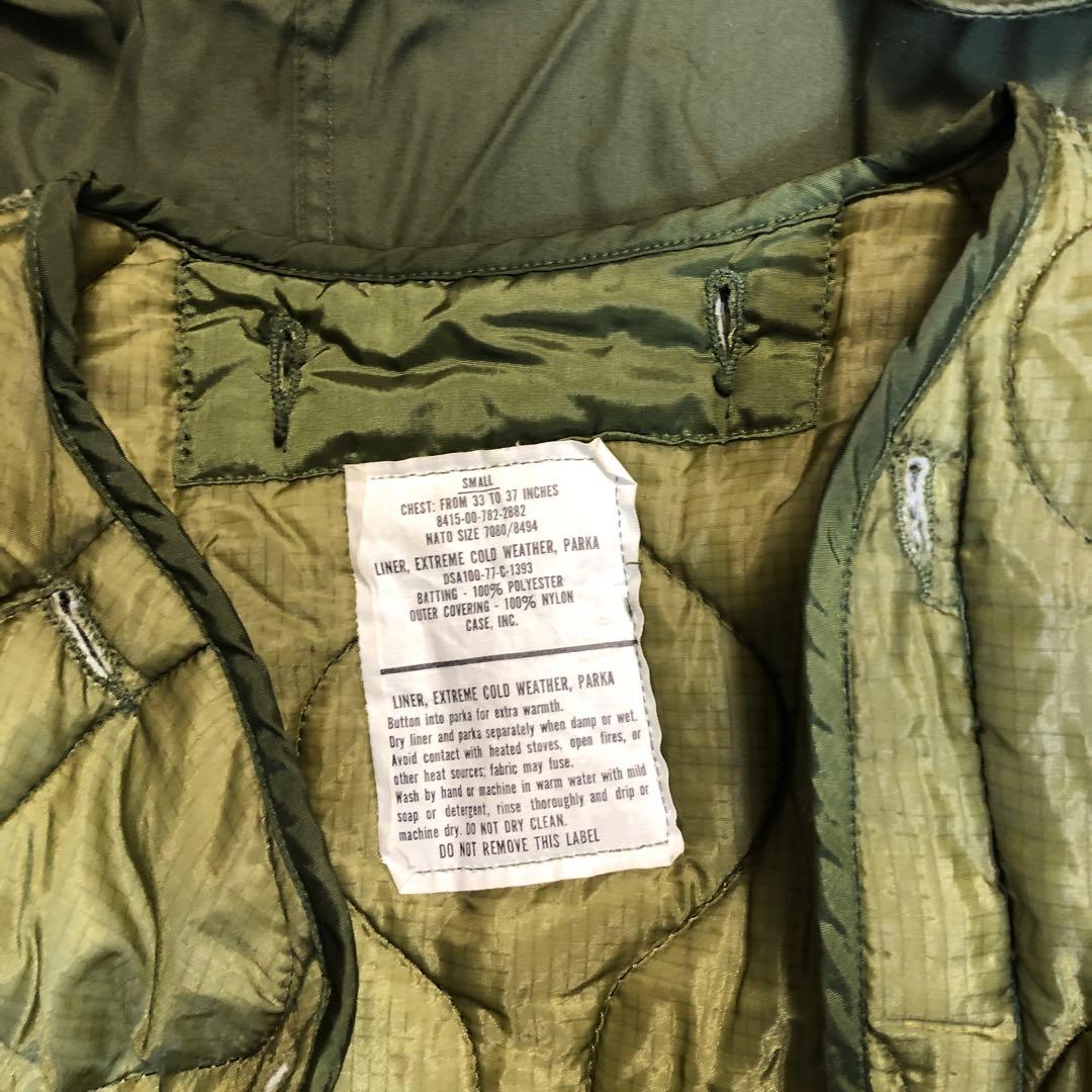 【M-65】パーカー1972年製、パーカーライナー1977年製、モッズコート