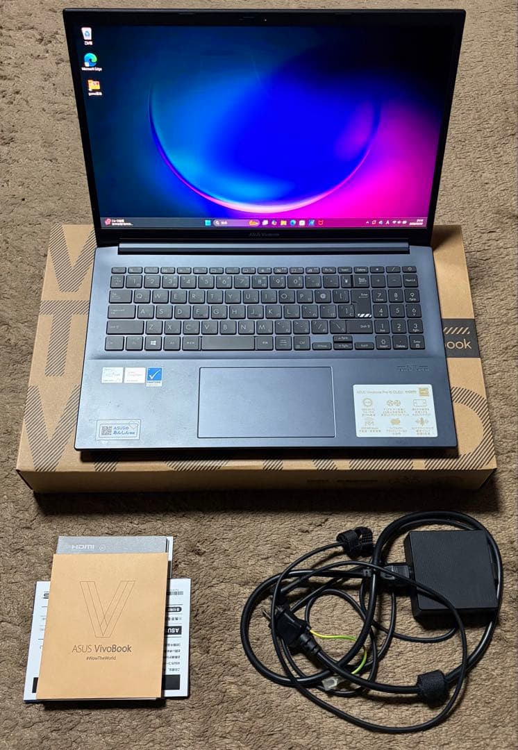 ASUS Vivobook Pro 15.6インチ Ryzen7 5800H