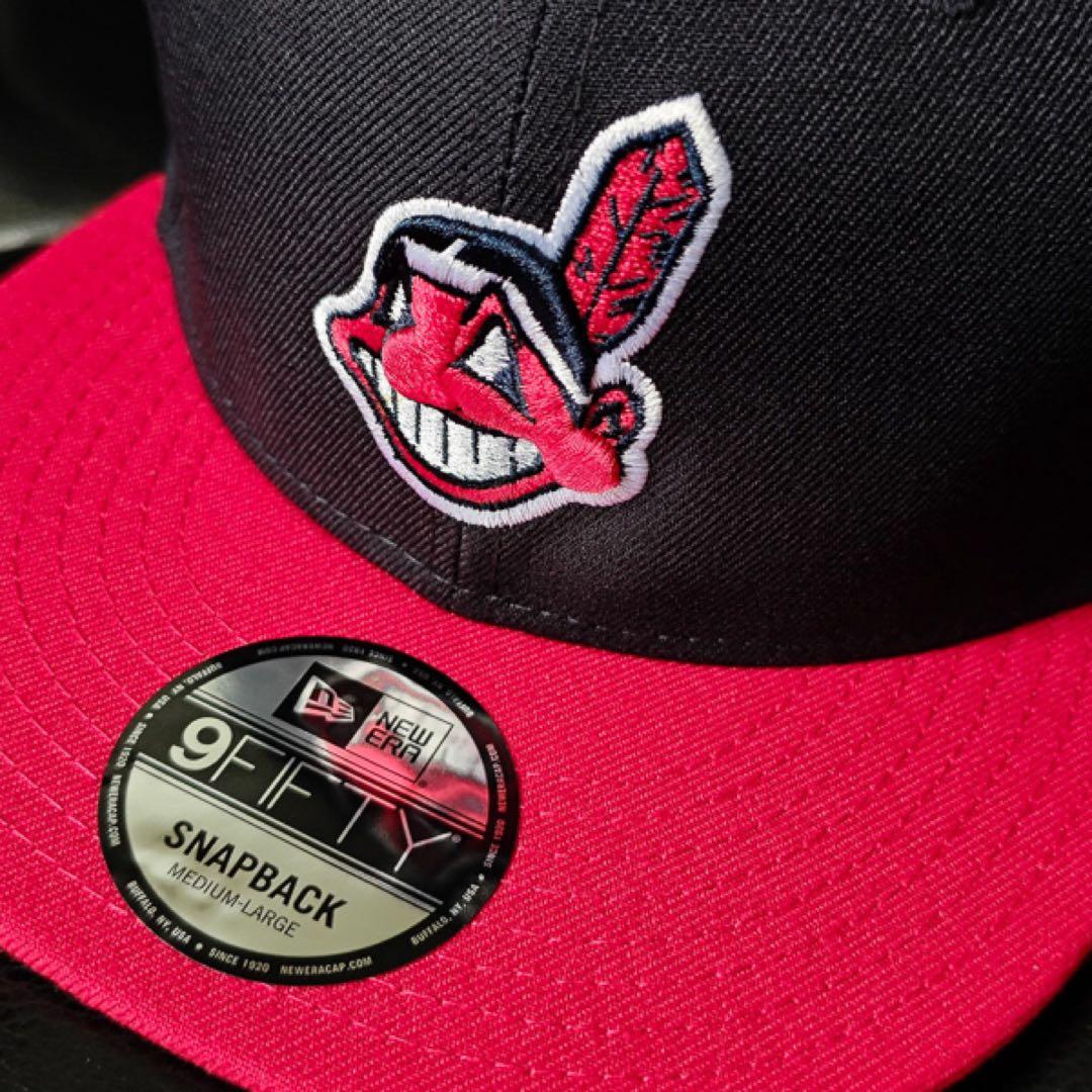 MLB クリーブランド インディアンス 野球帽子 ニューエラ キャップM289