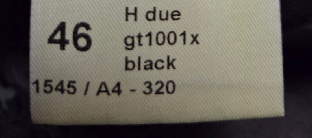 【新品】ベルウィッチ　干場氏別注モデル　H DUE　アッカデュエ　黒　46　春夏