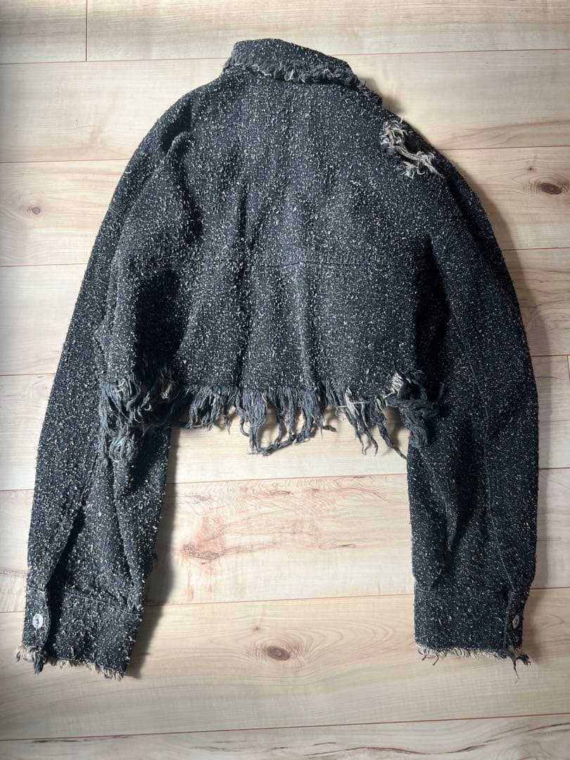 蕎麦　PRANK PROJECT tweedy denim blouson