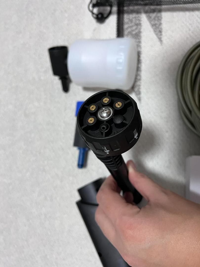 ASUNPIE 高圧洗浄機 強力モータ500w 吐出圧力8Mpa 充電式 コード