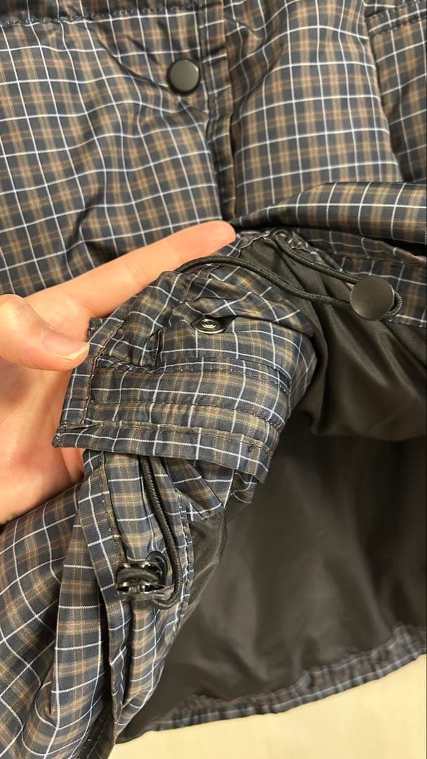 ジャケット・アウター Bargiee CHECK PUFFY DOWN