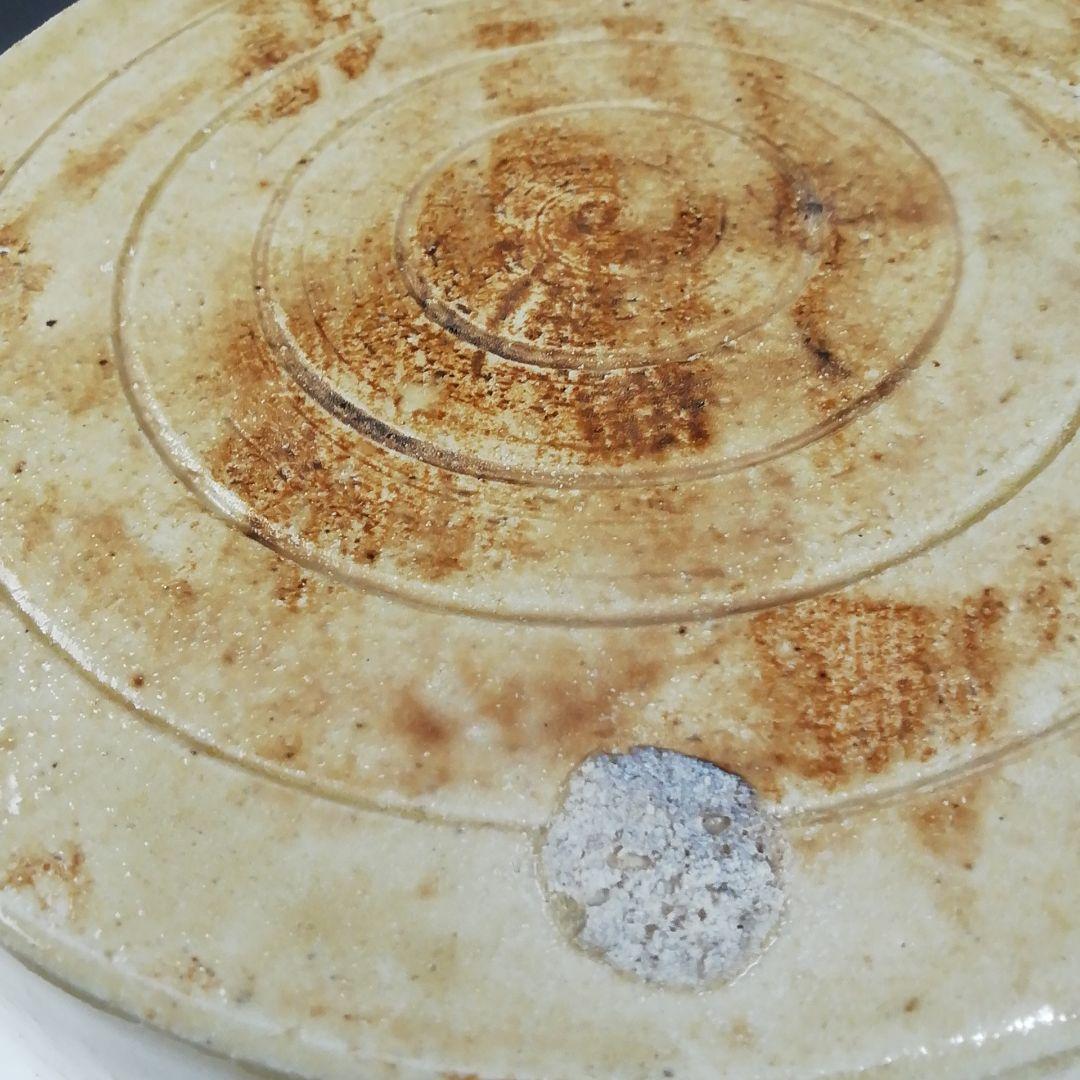 Ｔ６８８　水指　『黄瀬戸　棒ノ先』『加藤芳右衛門 造』　共箱　茶道具