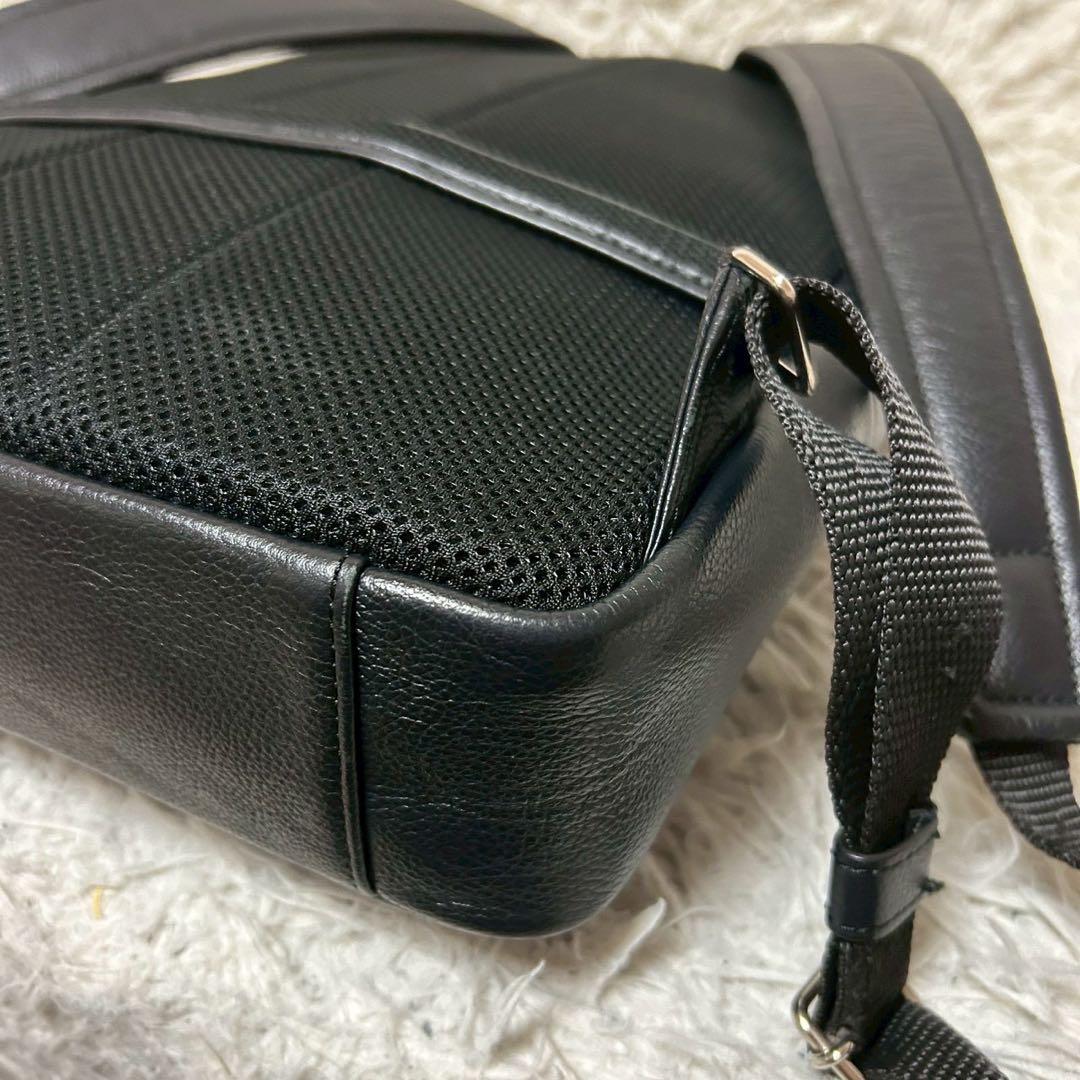 未使用級✨ビジネスレザーファクトリー スリムバックパック ビジネスバッグ