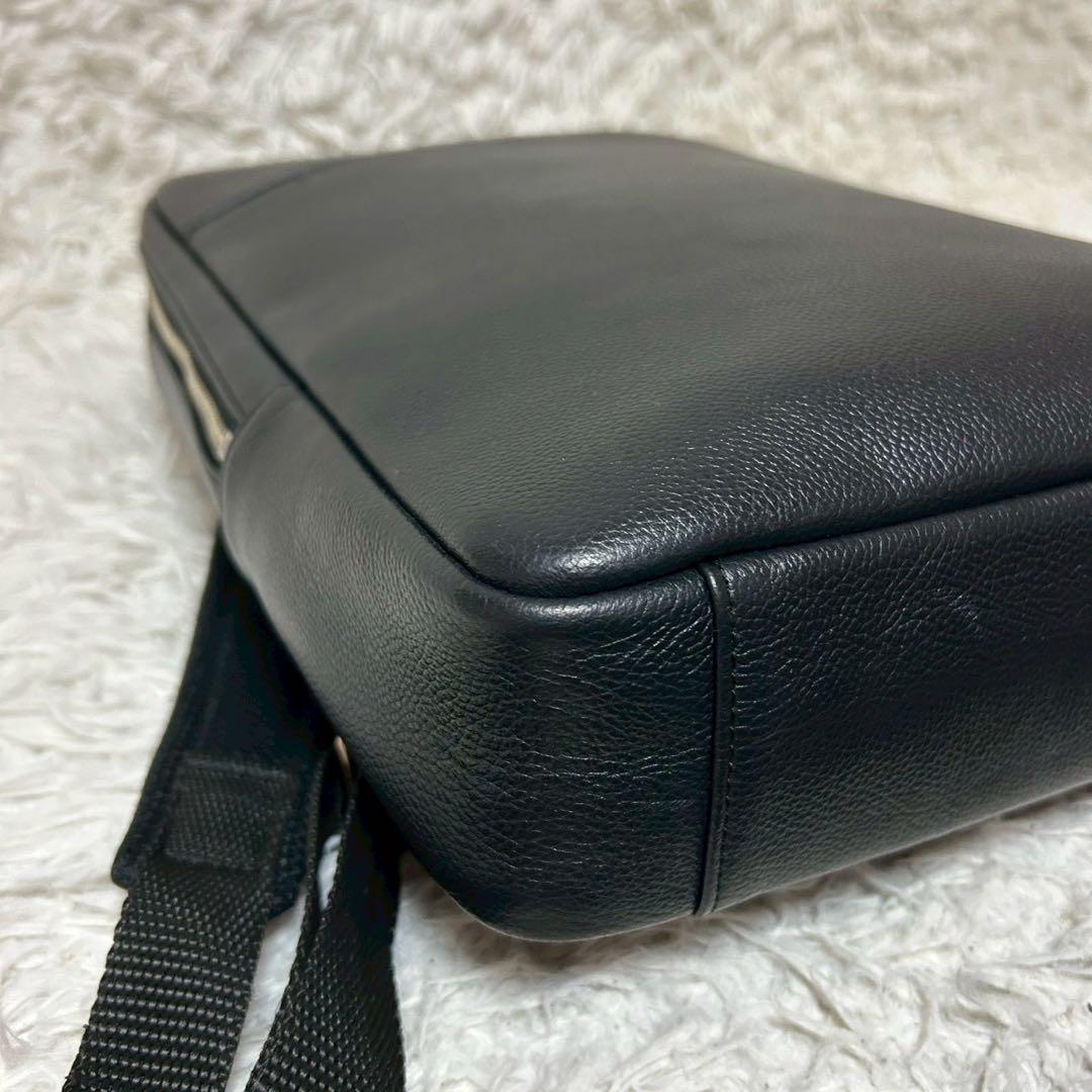 未使用級✨ビジネスレザーファクトリー スリムバックパック ビジネスバッグ