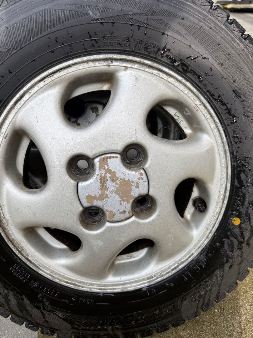 i*i様 サンバー純正タイヤホイール12インチ スノータイヤ　スタッドレス　4本