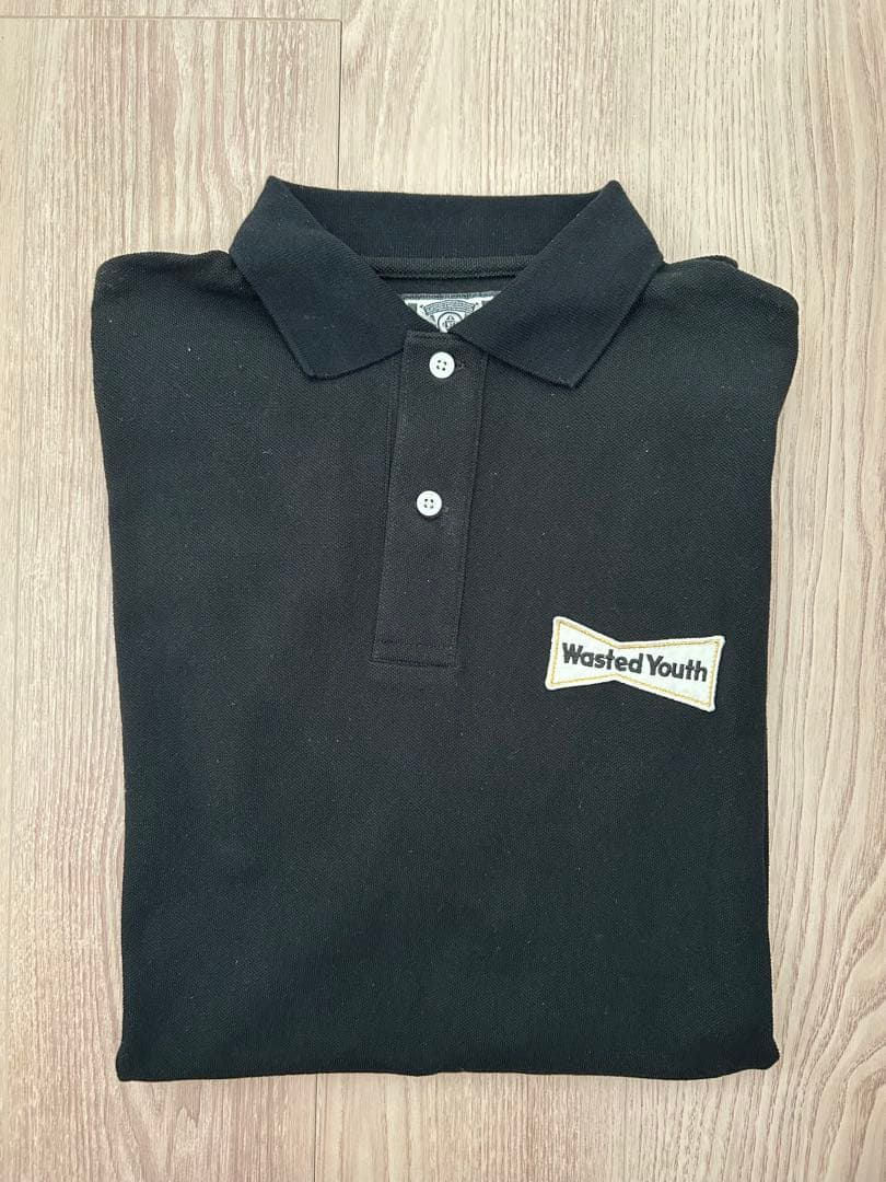 レア Wasted Youth ポロシャツ BIG POLO SHIRT ニット