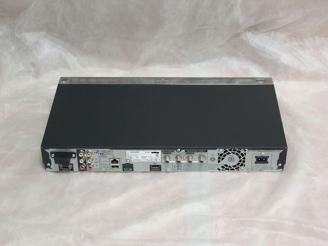 SHARP AQUOS BD-W1500 ブルーレイディスクレコーダー