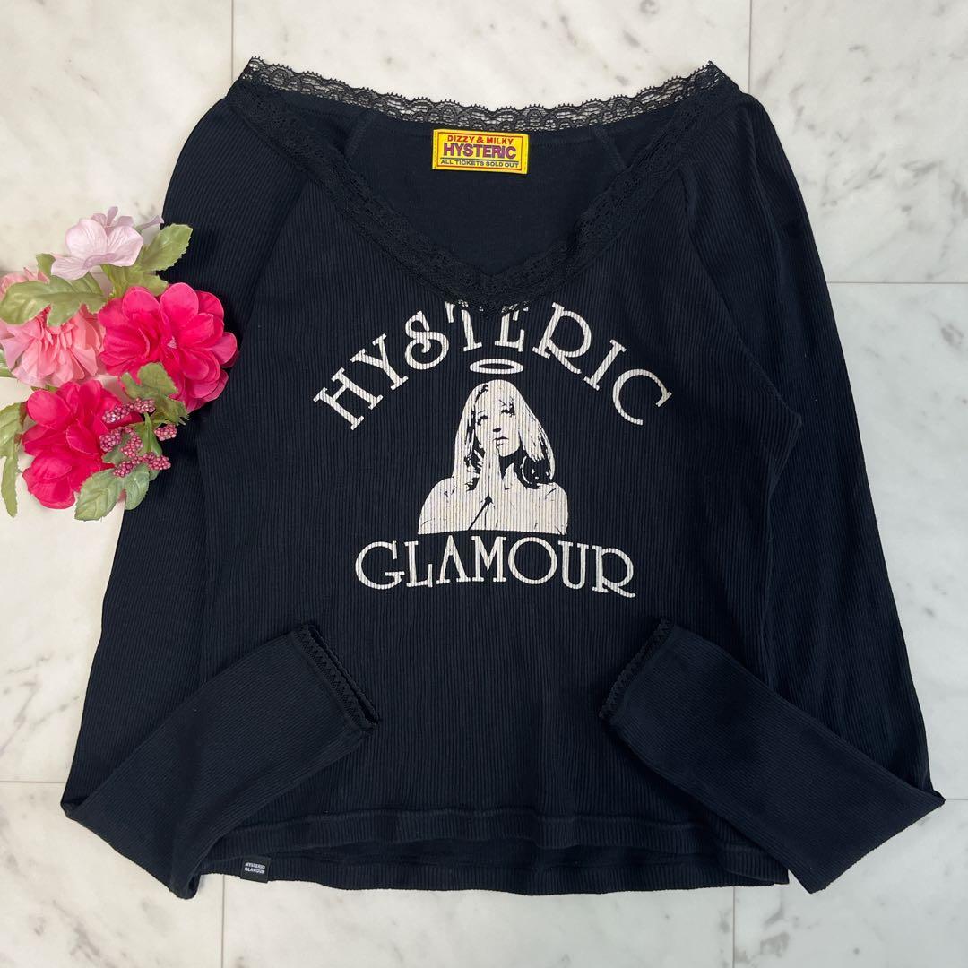 美品✨ヒステリックグラマー HYSTERIC ANGEL ショート丈Tシャツ