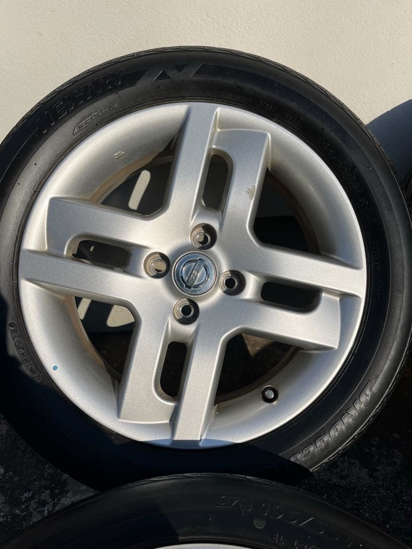 【送料無料】ホイール&タイヤ★4本セット★16インチ★日産キューブ★純正品