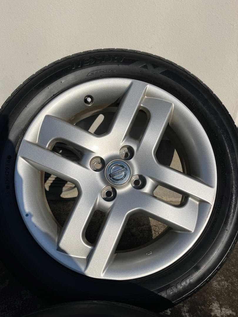 【送料無料】ホイール&タイヤ★4本セット★16インチ★日産キューブ★純正品