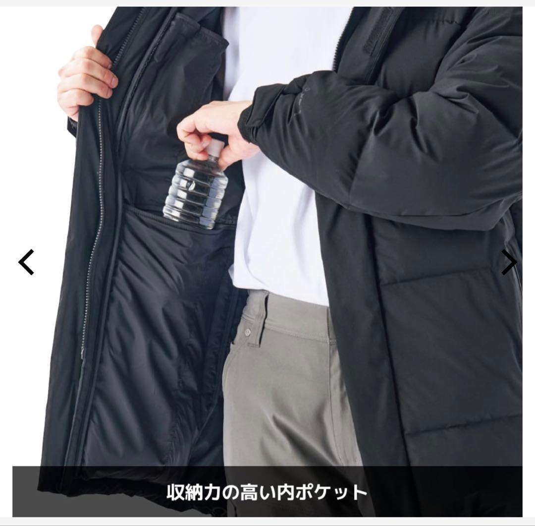 エックスシェルター LL オレンジレッド ギガパフ ダウン コート ワークマン