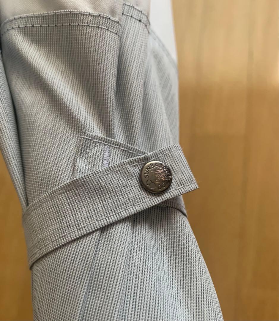サンバリア100 長傘　Mサイズ　コンビmoku グレー