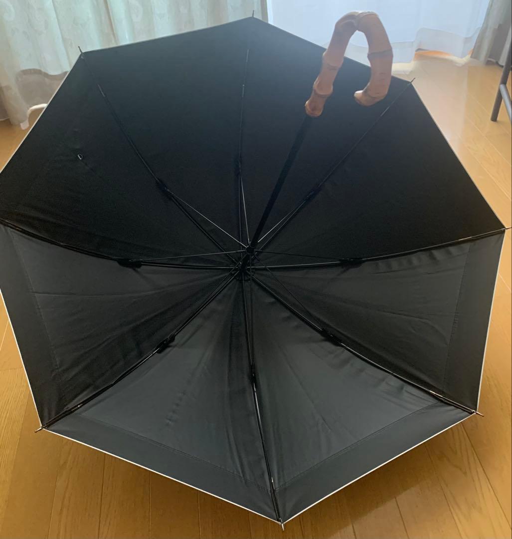 サンバリア100 長傘　Mサイズ　コンビmoku グレー