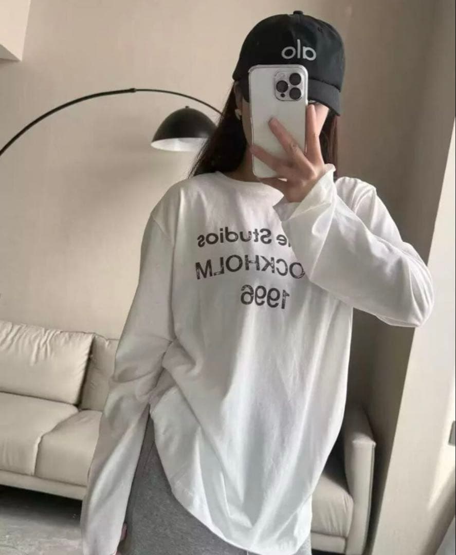 Acne Studios 長袖Tシャツ ホワイト 1996 ロンT