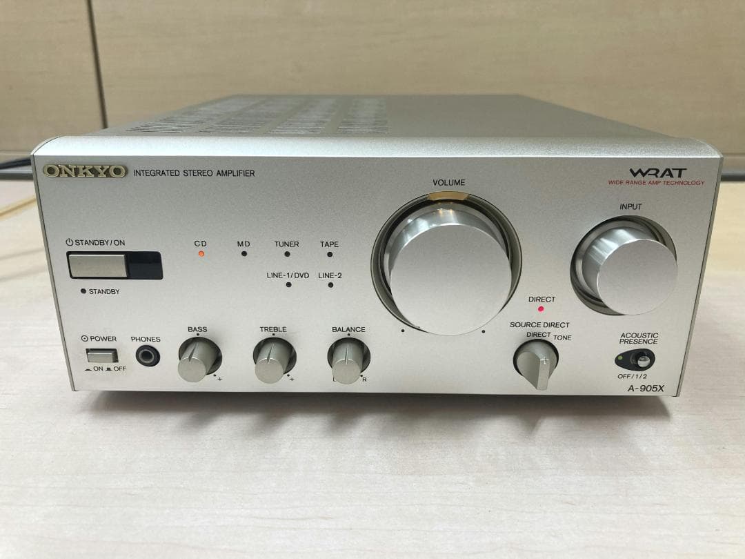 ★整備済み★ONKYO　A-905X　動作良好　取説あり　上美品⑤