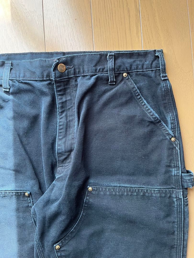 カーハート ダブルニー ブラック ワークパンツ carhartt old USA