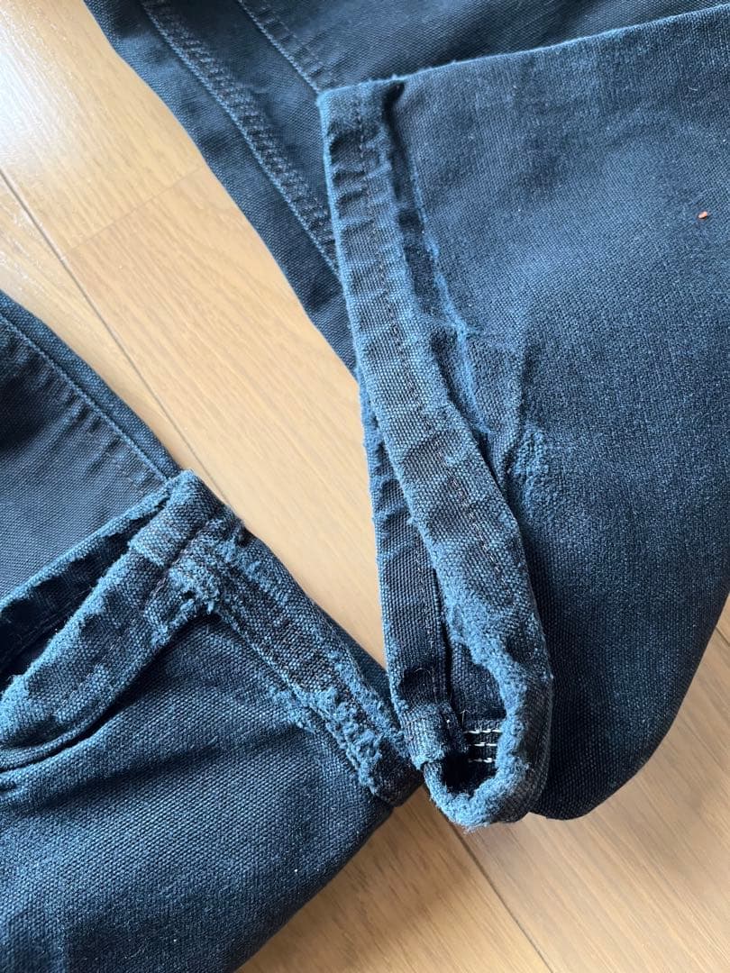 カーハート ダブルニー ブラック ワークパンツ carhartt old USA