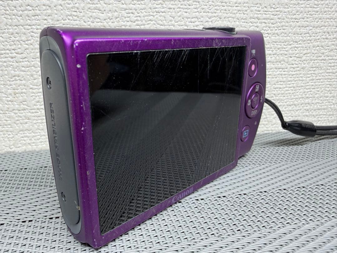 Canon IXY パープル PC1676 デジカメ 動作未確認品