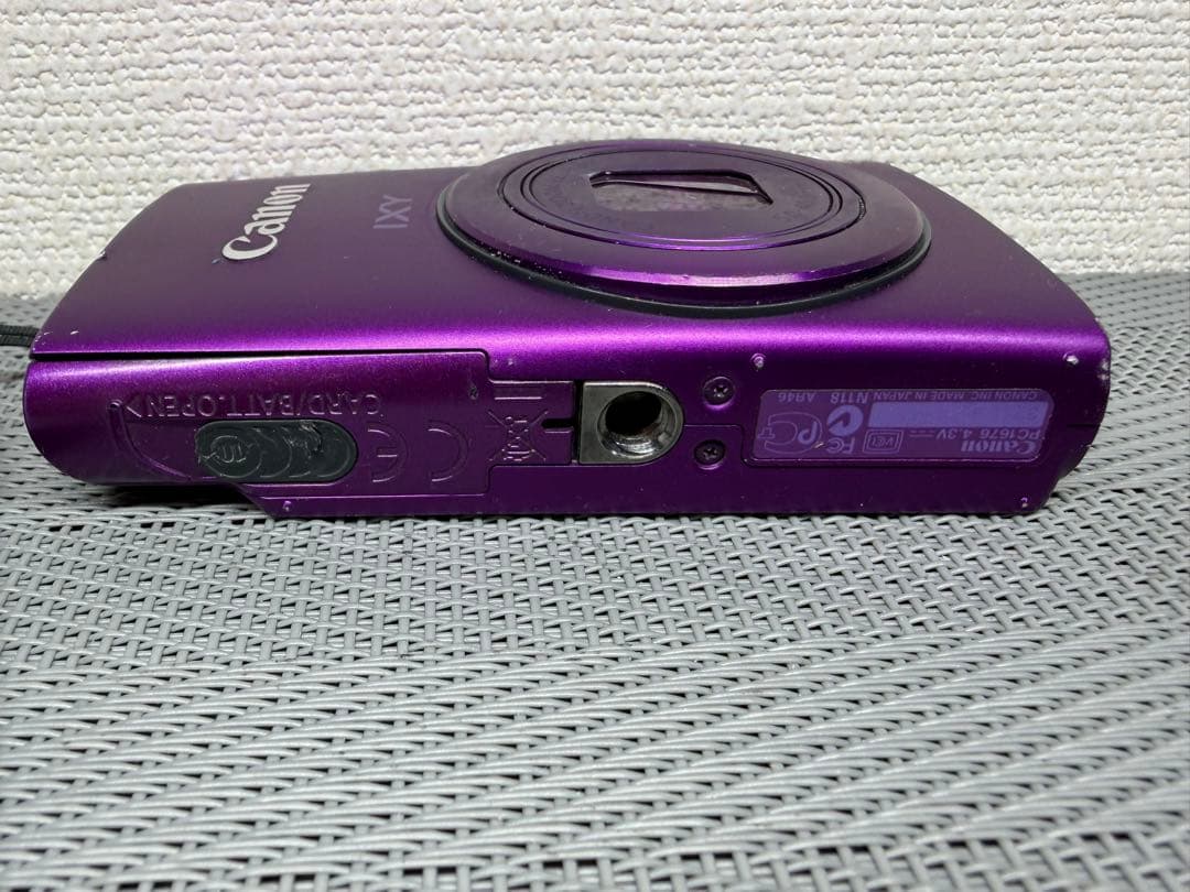 Canon IXY パープル PC1676 デジカメ 動作未確認品