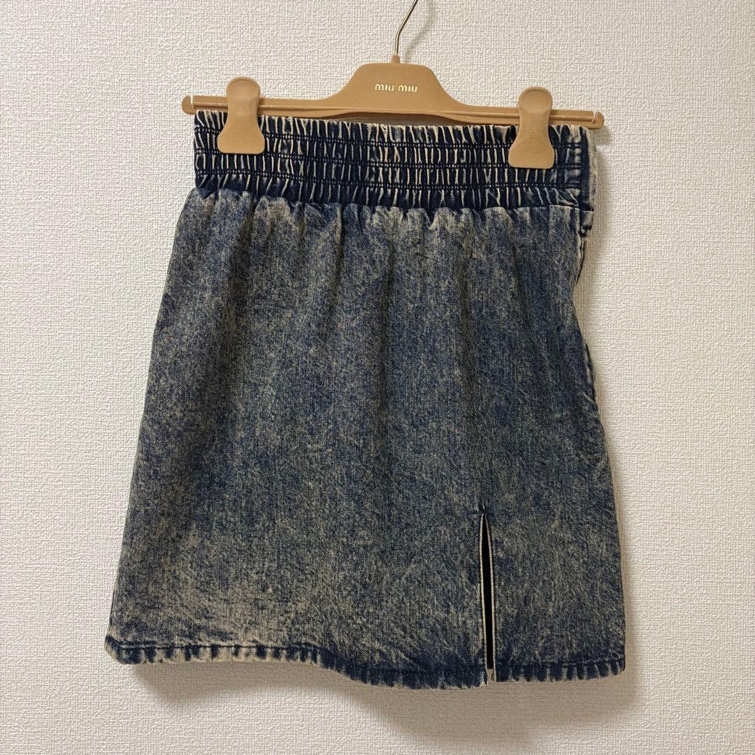 MIU MIU デニムミニスカート 36サイズ 新品