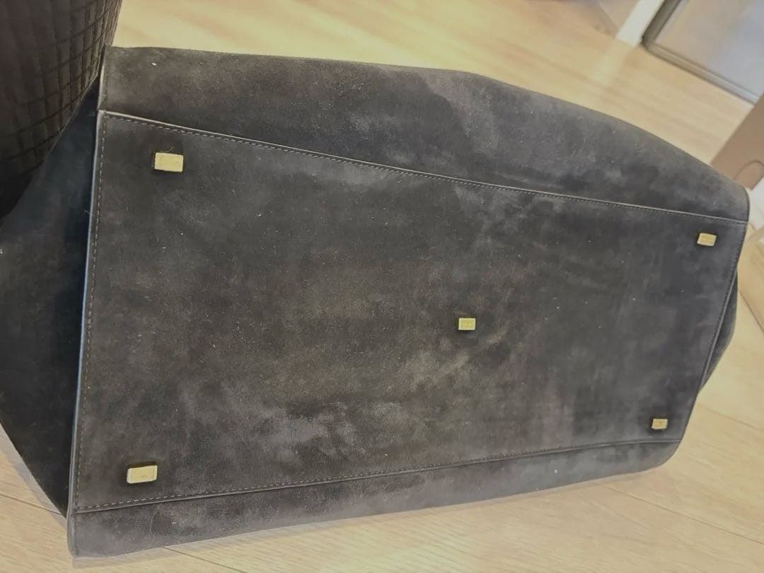 THE ROW マルゴー17 ブラック スエード