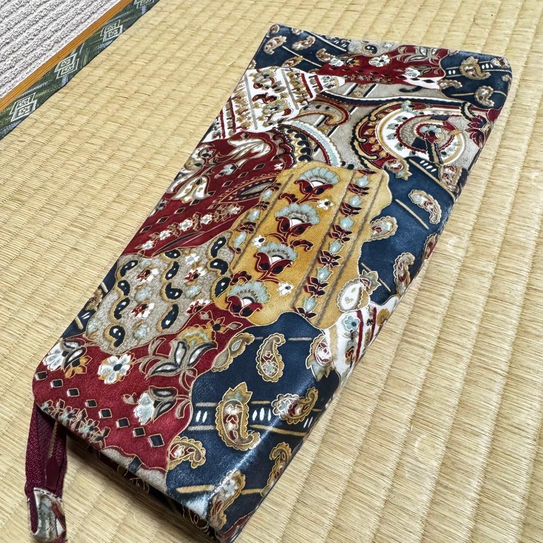 美品　津軽三味線バチ 撥 亀甲 鼈甲 べっ甲 和楽器　開き139mm