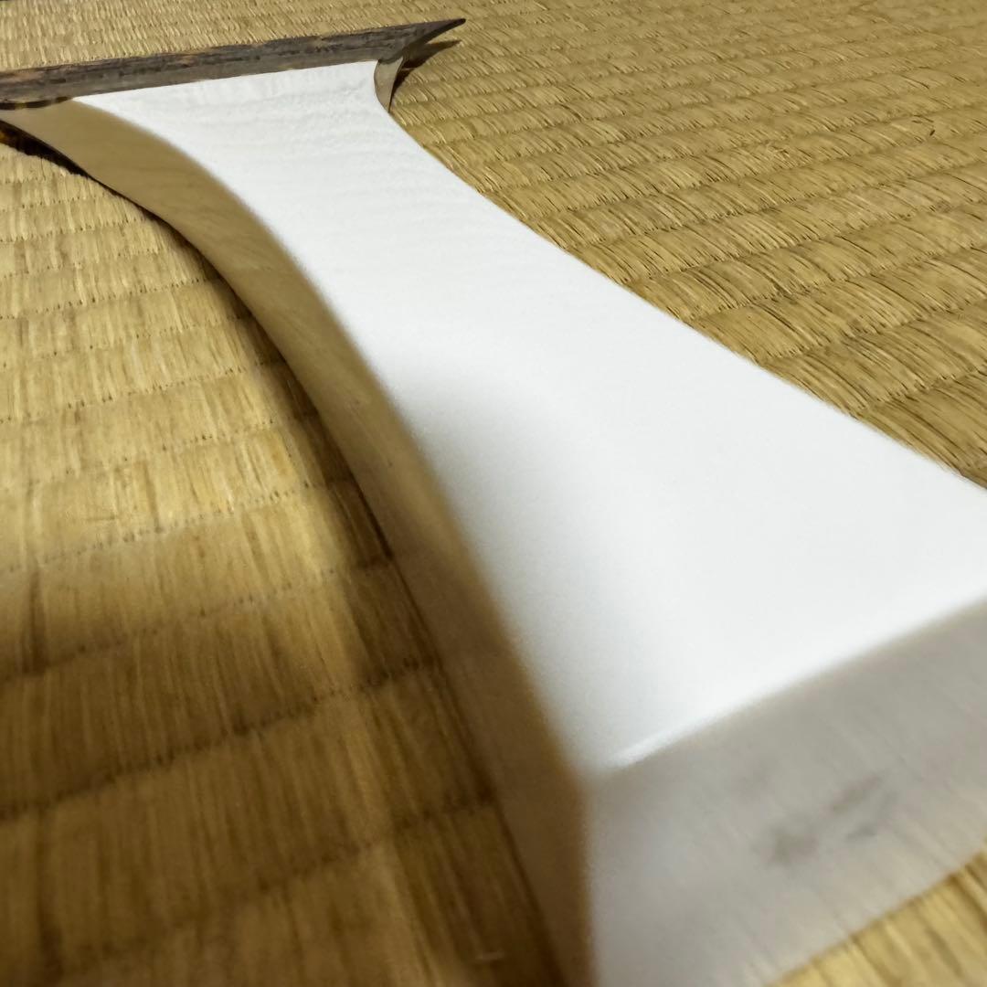 美品　津軽三味線バチ 撥 亀甲 鼈甲 べっ甲 和楽器　開き139mm